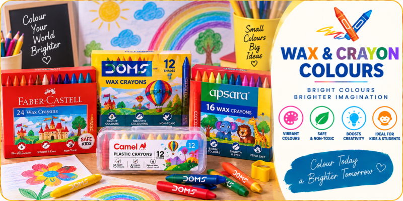 WAX CRAYONS - OIL PASTELS